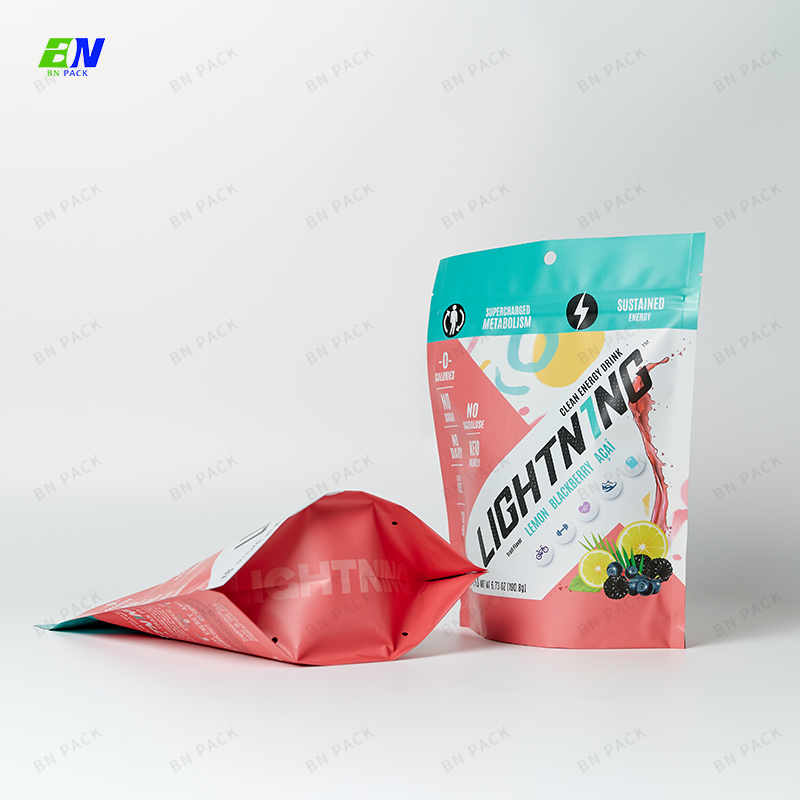 ถุงพลาสติก PLA PE PET ถุงบรรจุภัณฑ์ Standing Pouch บรรจุภัณฑ์สำหรับอาหาร