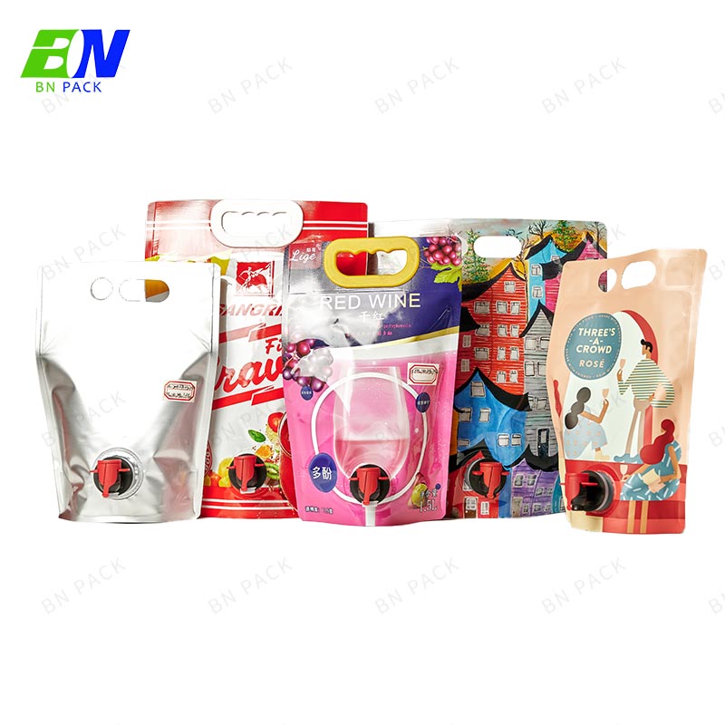 Bag In Box Aluminium Liquid Bag Bib Bag ถุงไวน์ In Box 1L,5L,10L