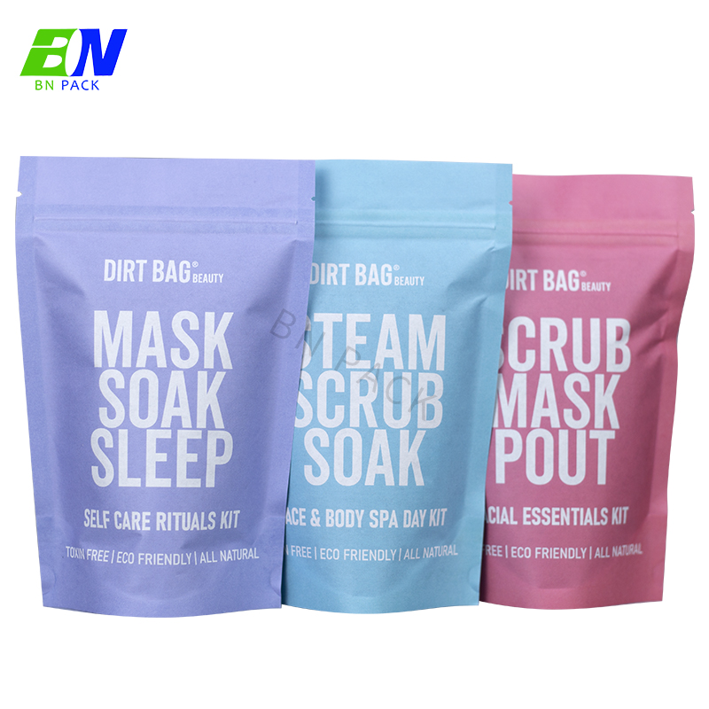 ถุงบรรจุภัณฑ์ที่ย่อยสลายได้ Stand Up Pouch ถุงกาแฟรีไซเคิล บรรจุภัณฑ์ปุ๋ยหมัก