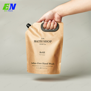 ฟอยล์อลูมิเนียมเกรดอาหาร Stand Up Spout Pouch ถุงน้ำดื่มพลาสติกพิมพ์แบบกำหนดเอง