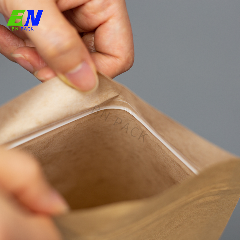 ถุงรีไซเคิลวัสดุเดียว 100% เป็นมิตรกับสิ่งแวดล้อม Stand Up Pouches Coffee Packages