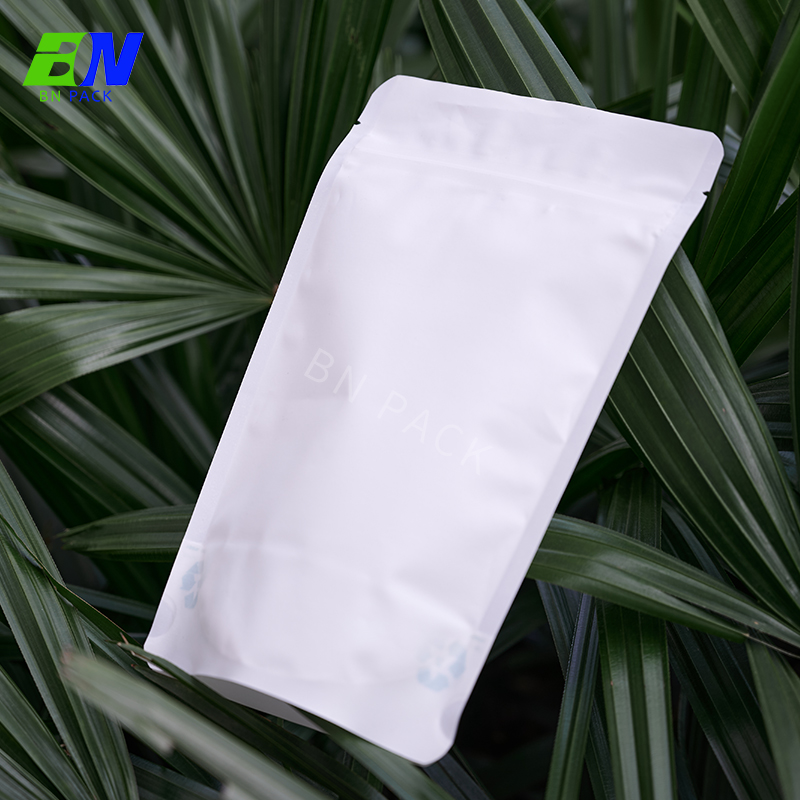 ถุงรีไซเคิล Mylar โลโก้ที่กำหนดเอง Resealable Stand Up Pouch ถุงบรรจุภัณฑ์รีไซเคิลได้