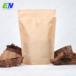 การพิมพ์แบบกำหนดเองวัสดุ PE ถุงรีไซเคิลได้ 100% ถุงกาแฟก้นแบนพร้อมวาล์ว
