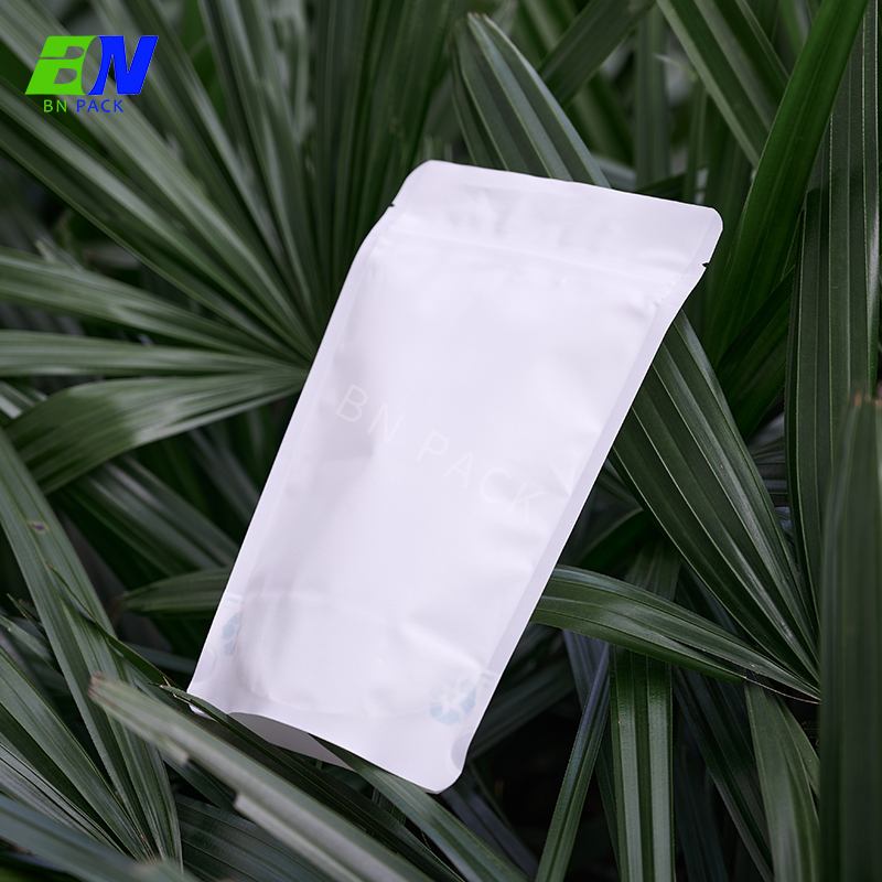 ถุงรีไซเคิล Mylar โลโก้ที่กำหนดเอง Resealable Stand Up Pouch ถุงบรรจุภัณฑ์รีไซเคิลได้