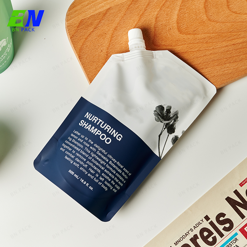 500ml 1L 2L 3L กระดาษคราฟท์เติมบรรจุภัณฑ์เครื่องดื่มเหลวพิมพ์แบบกำหนดเอง